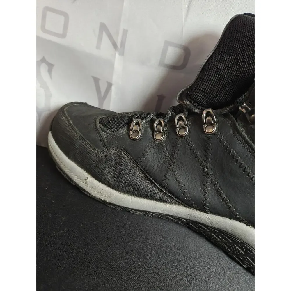 WOLVERINE - Luton - Men's 12 EXTRA WIDE Mid Steel-Toe Hiker - Boot Black